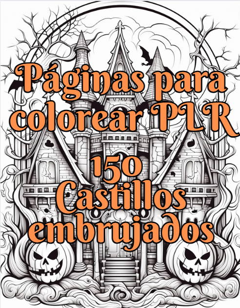 150 castillos embrujados para colorear para niños